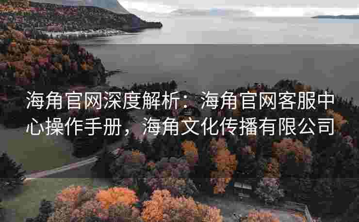 海角官网深度解析：海角官网客服中心操作手册，海角文化传播有限公司