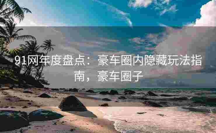91网年度盘点：豪车圈内隐藏玩法指南，豪车圈子